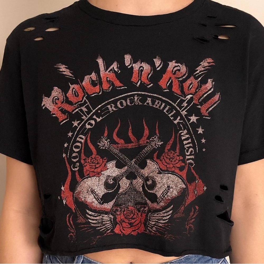 Fashion Nova Black Graphic Tee